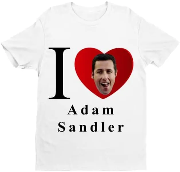 i Heart Adam Sandler Famous Actor T-Shirt Unisex for Men and Women, Funny Merch Tee Shirt