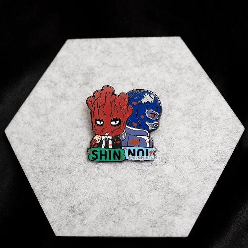 Dorohedoro Shin x Noi Hard Enamel Pin - [A Grade] / Locking Clasp