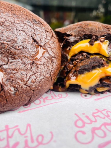 Stuffed Cookies - Double Chocolate Salted Caramel - Half-Dozen