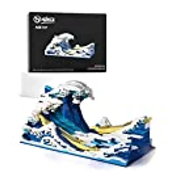 Nifeliz Home The Great Wave Building Block Set. Assembly Construction Toy, Display for Home. Educational DIY Building Block Assembly Construction Toy, Gift for Adults and Teens, New 2023(1830 Pcs)
