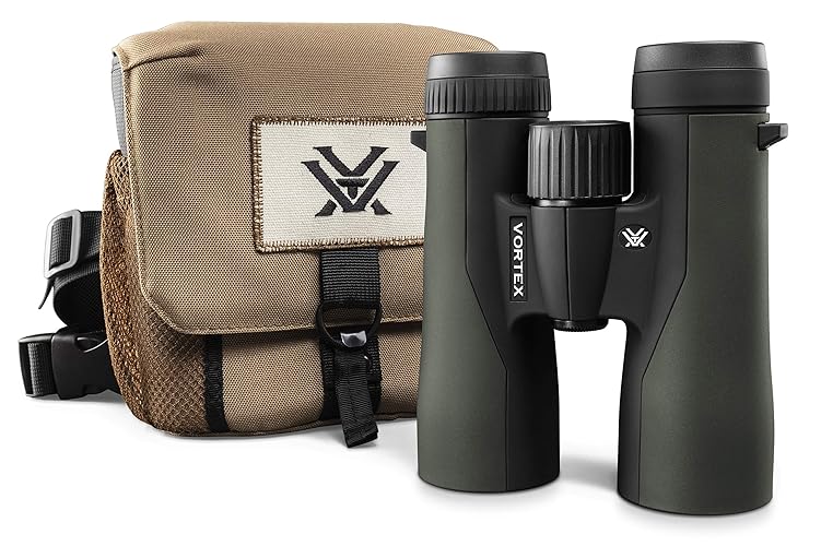 Vortex Optics Crossfire HD 10x42 Binoculars - HD Optical System, Tripod Adaptable, Rubber Armor, Waterproof, Fogproof, Shockproof, Included GlassPak - Unlimited, Unconditional Warranty - 10x42