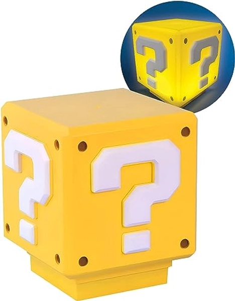 ZTZK Super Mario Lampe, 2023 Upgrade Mario WüRfel Lampe - Mario Nachtlicht Mit Spiel-Soundeffekten Geeignet für Weihnachten Geschenke, Kinderzimmer Dekoration -als Geschenk für Kinder und Fans