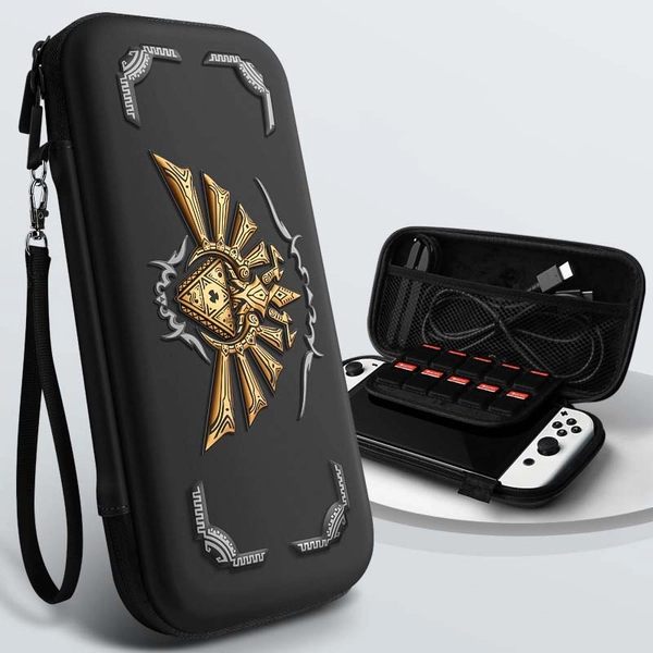 Triforce Switch Travel Case Legend of Zelda Switch OLED Carrying Case