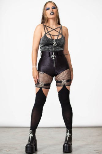 Succuba Hot Pants [B] | M / Black / 87% Nylon 13% Elastane