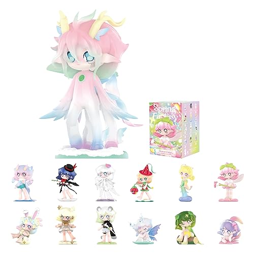 POP MART Azura Spring Fantasy Blind Box Figures, Random Design Mystery Toys for Modern Home Decor, Collectible Toy Set for Desk Accessories, 1PC - Spring Fantasy - Single Box