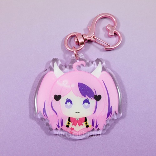 [Vshojo] Ironmouse Acrylic Charm Keychain