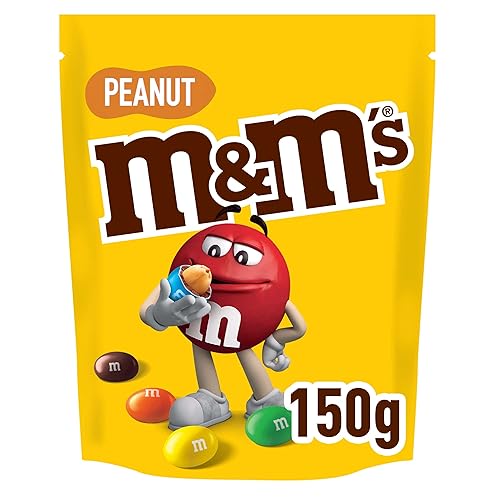 M&M'S | Peanut | Schokolinsen mit Erdnusskern | Schokolade Geschenk | Eine Packung (1 x 150g) - 150g