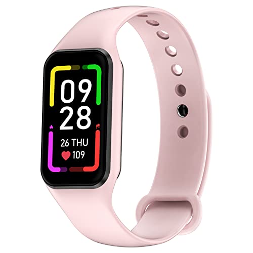 Blackview Smartwatch, Reloj Inteligente Mujer Hombre - Oxímetro(SpO2) Caloría Podómetro Sueño Pulsometro | Pantalla de 1,47 Pulgadas, iP68 Impermeable, Pulsera Actividad Compatible con Android e iOS - Rosa