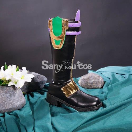 Genshin Impact Xiao Yaksha Cosplay Shoes Male Cosplay Xiao Boots With Decoration - 39