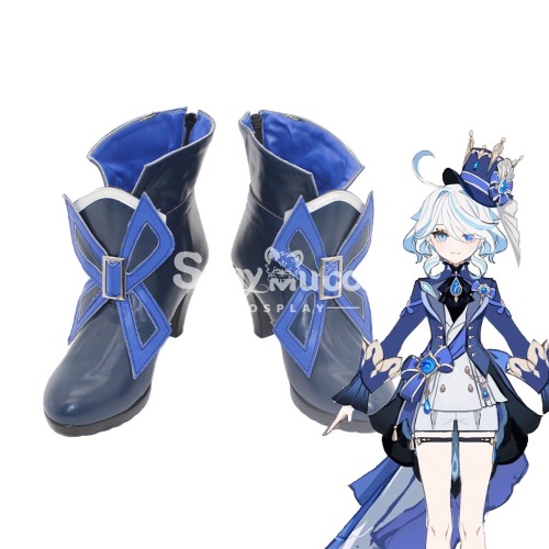 Game Genshin Impact Cosplay Furina Cosplay Shoes - 40