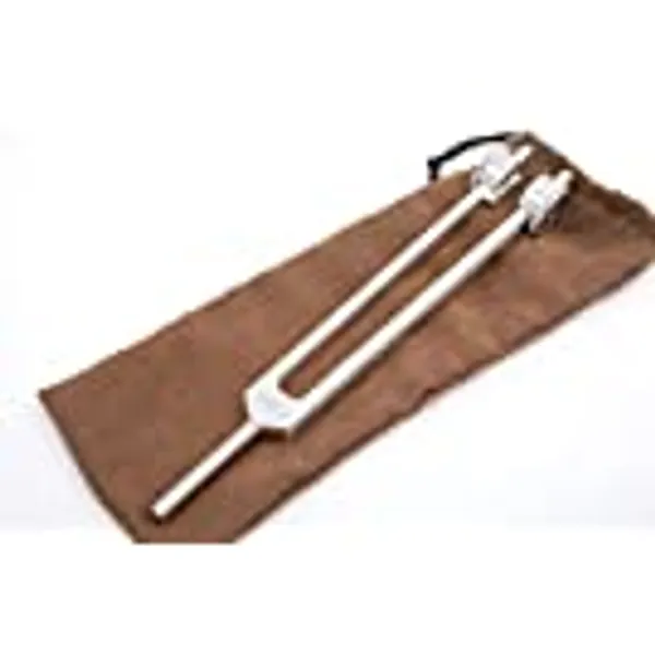 Low Om 68.05 hz Weighted Tuning Fork for Healing by Omnivos Earth Frequency for Relaxation, Meditation and Reducing Stress, Machined not Molded and Made in the USA