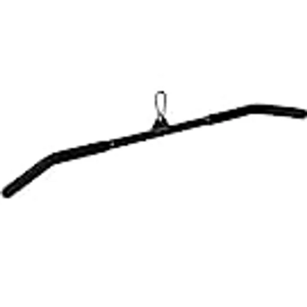 SERTT 39.37 Inch LAT Pulldown Bar Attachment for Pulley Cable Machine, Curl Tricep Press Down Bar with Rubber Handle, LAT Pull Down Bar Accessories for Gym, Strength Workout, Muscle Building