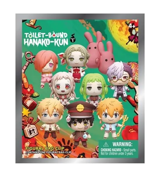 Monogram Toilet - Bound Hanako-Kun Figural Bag Clip Series 1-3D Foam Figural Bag Clip in Blind Bag