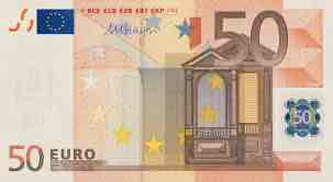Un billet de 50€