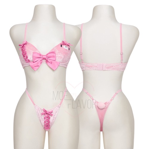 Pre-Order Pastel Winter Bikini [MOEFLAVOR x Gloomy Bear] - Pink / 2nd Batch Pre-Order XS/S