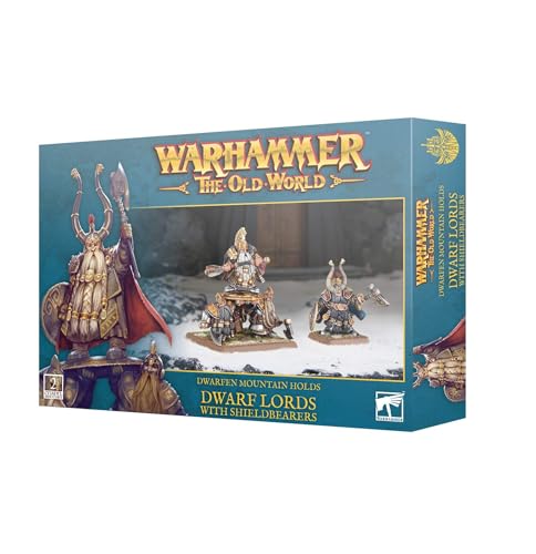 Games Workshop - Warhammer - The Old World - Dwarf Lord with shieldbearers