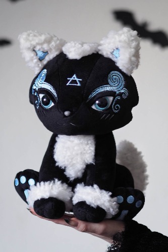 Element Cats: Air Plush Toy | Onesize / Black / 100% Polyester
