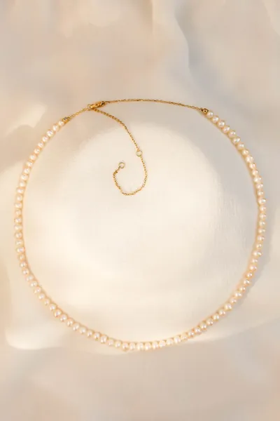 Pearl Necklace - Petit Pois 18K Solid Gold