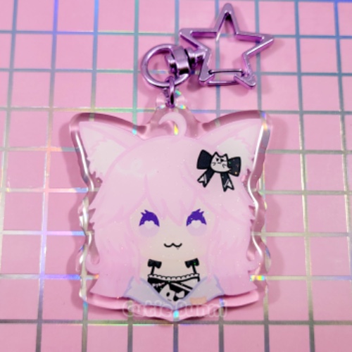 [Vtuber] Nyanners Acrylic Charm Keychain