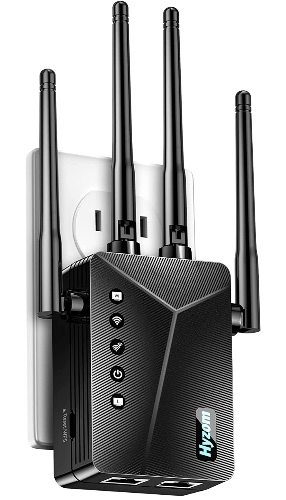 Amazon.com: WiFi Extender Internet Booster and Signal Amplifier up to 9882 sq.ft - Long Range Coverage Wi-Fi Repeater for Home - with Ethernet Port & AP Mode, Support 40 Devices,1 Touch Easy Setup : Electronics