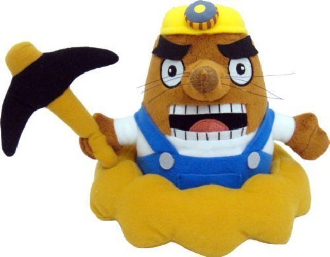 Sanei Animal Crossing New Leaf: Sonny/Mr. Resetti 6.5 Plush by Sanei by Sanei