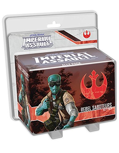 Fantasy Flight Games - Imperial Assault Rebel Pack Saboteurs - Board Game - Ages 14+, 2-5 Players, 60-120 Minute Playing Time - 3. Ally Packs Rebel Packs - Rebel Pack: Saboteurs
