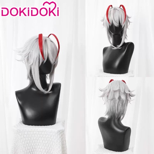 DokiDoki-R Game Arknights Ambience Synesthesia: Wanted  Cosplay Costume / Wig Women | Wig Only-Order Processing Time Refer to Description Page