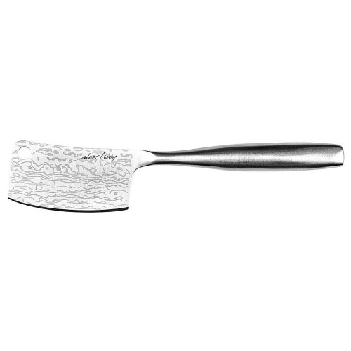 Alex Liddy Slate & Co Cleaver Cheese Knife Steel 20.5cm - Robins Kitchen