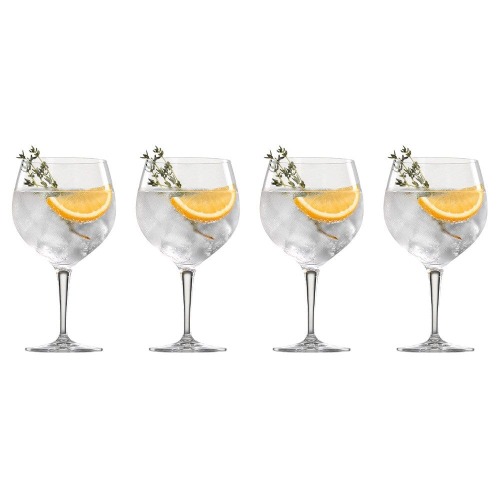 Spiegelau 4 Piece Crystal Gin & Tonic Glass Set 630ml