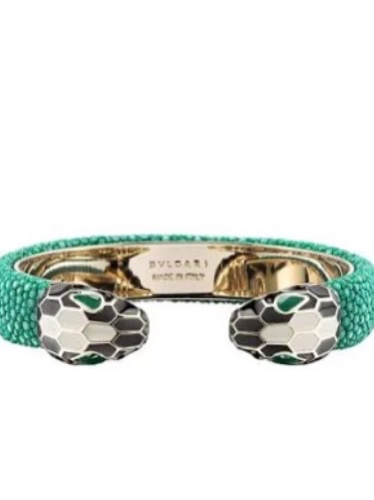 Bvlgari serpantini forever leather bracelet 