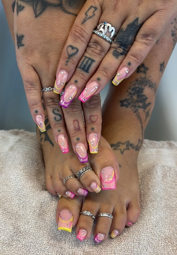 Mani/pedi 💅👣✨