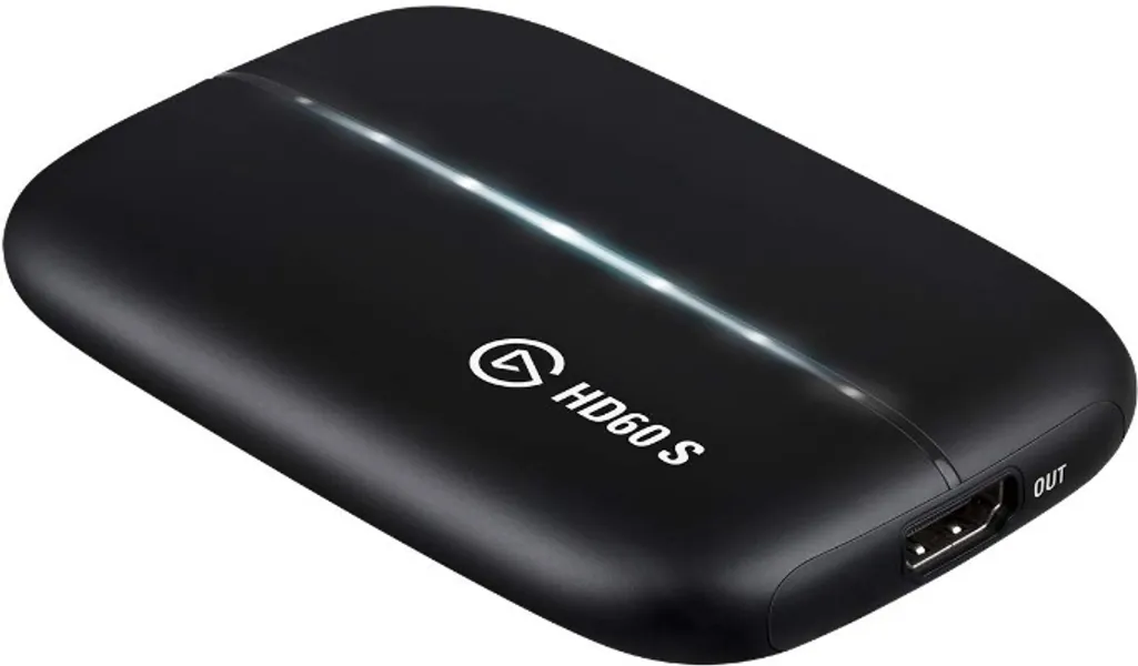 Elgato HD60 S, Tarjeta de captura, captura a 1080p60, traspaso sin retardo, latencia ultrabaja, PS5, PS4, Xbox Series X/S, Xbox One, Nintendo Switch, USB 3.0