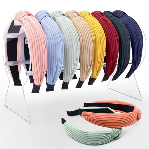 MOFASVIGI Acrylic Headband Holder, Detachable Jewelry Clear Organiser Display Stand, The Perfect Necklaces Storage Rack for Teen Girls and Women Gifts (1 pcs) - 1pcs