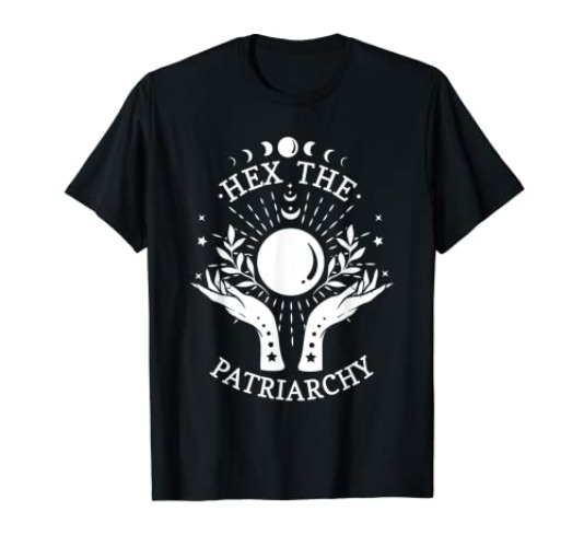 Hex The Patriarchy Witch Feminism Hex The Patriarchy T-Shirt - Women - Royal Blue - 3XL