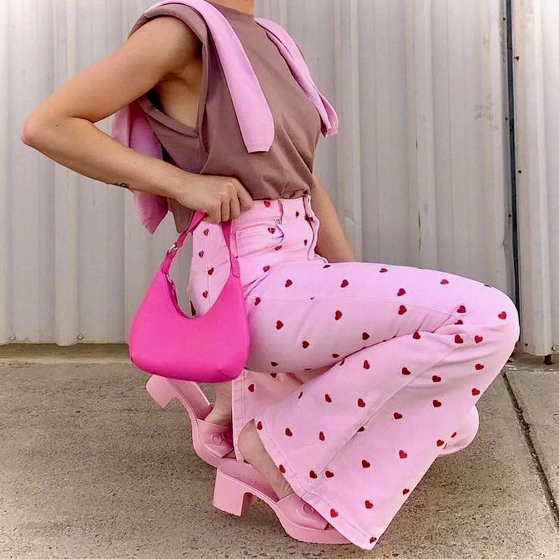 Valentine Baby Bell Bottoms - L