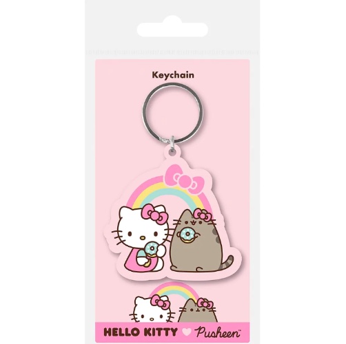 Hello Kitty x Pusheen Rainbow Treats Keychain