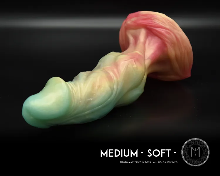 Media Shifter. Hombre lobo blando (00-30). Consolador de fantasía de silicona. Ventosa