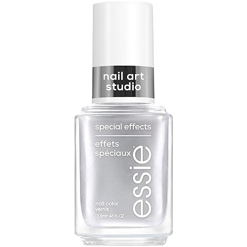 essie Nail Art Studio Special Effects Nail Polish, Chrome, Vegan, Silver Nail Polish, Cosmic Chrome, 0.46 Fl Oz - 0.46 Fl Oz (Pack of 1) - 02 COSMIC CHROME