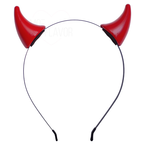 Devil Horn Headband - Red
