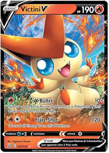 Victini V - 021/163 - Ultra Rare - Sword & Shield - Battle Styles