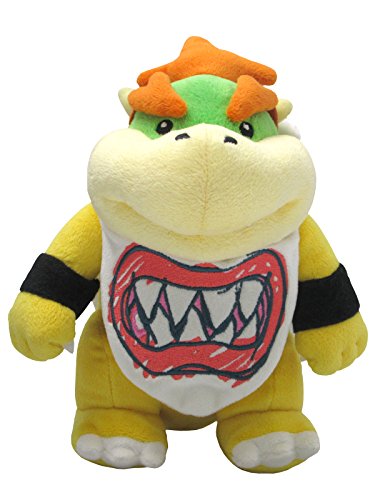 Sanei AC11 Super Mario All Star Collection 8" Bowser Jr. Plush Brothers, Yellow, Green