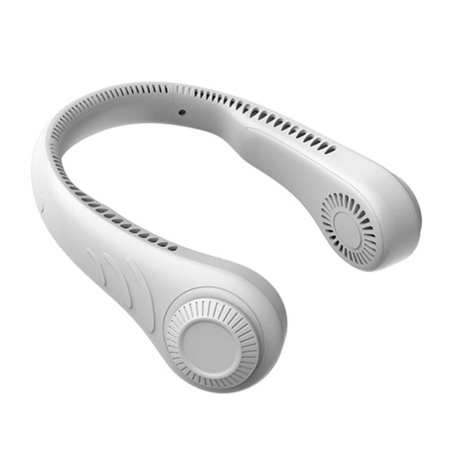 Bladeless Portable Cooler Neck Fan - White