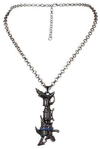 Lixinya Anime Cosplay Halskette Halloween Kostüm Zubehör Anhänger Halsketten Geschenk für Damen Herren