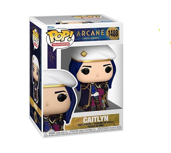 Funko POP! Animation: Arcane: League of Legends - Caitlyn - Vinyl-Sammelfigur - Geschenkidee - Offizielle Handelswaren - Spielzeug Für Kinder und Erwachsene - TV Fans - Modellfigur Für Sammler