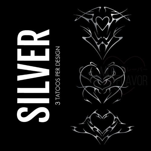 Cyber Sigilism Tattoos - Silver
