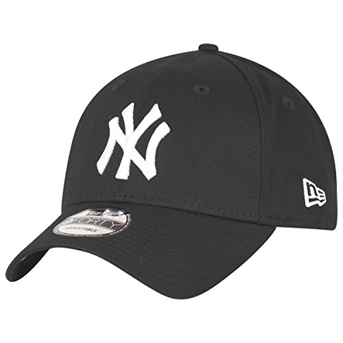 New Era 9FORTY New York Yankees Baseball Cap - MLB League Basic - Navy Blue - One Size - Black