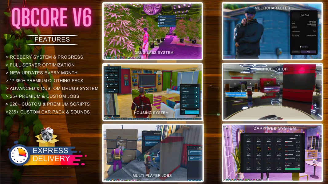 QBCore Framework V6 | Tebex