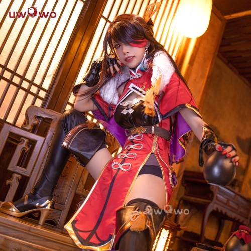 【In Stock】Uwowo Game Genshin Impact Liyue Beidou Uncrowned Lord of the Ocean Cosplay Costume - M