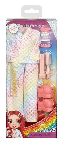Rainbow High Fashion Pack, Sleepover Includes 1 Full PJ Outfit, Slippers, Jewelry and Play Accessories. Mix & Match with Other Packs to Create Tons of Fun Looks. Kids Toy Gift Ages 4-12 Years