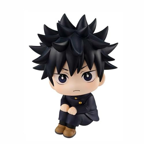 Handheld Jujutsu Kaisen Q Version Fushiguro Megumi, Satoru Gojo Anime Peripheral Twisted Egg Car Doll Decoration，Cake Decoration，Decorative Statue